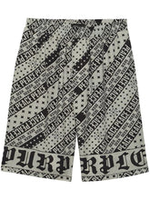 PURPLE BRAND P537 Flag Bandana Shorts at Gravity NYC